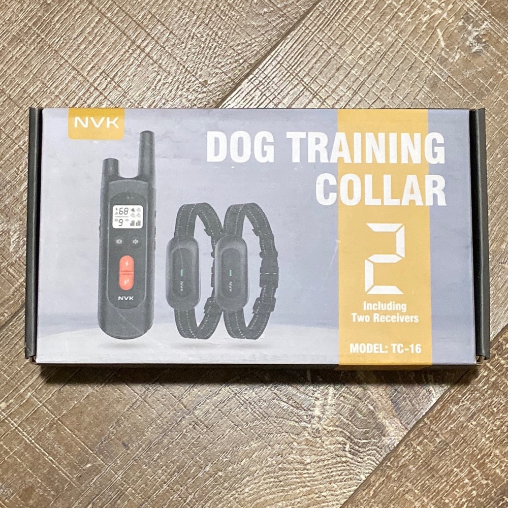 Dog training collar